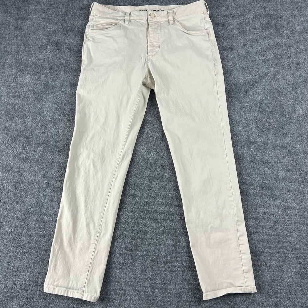 Rhone Pants Mens 31‎ Beige Stretch Five Pocket Casual Chino Pants Travel